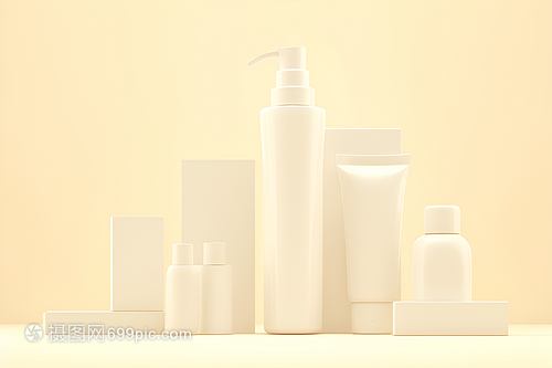 桌子上的化妝品